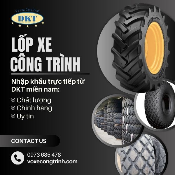 Giới thiệu lốp xe công trình